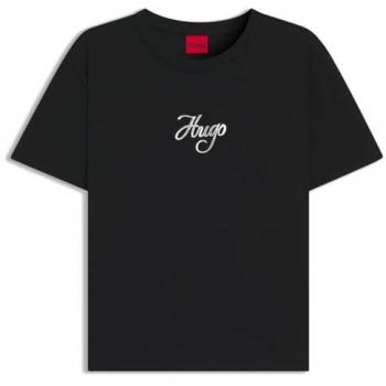 Destrel 3 T-Shirt Nero Regular Fit Hugo