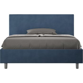 Lit matrimonial bleu Adelyne 160x200 cm