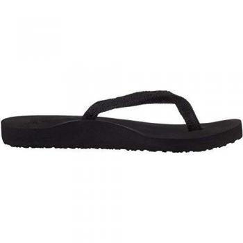 Reef Ginger Women's Thong Sandal in Black