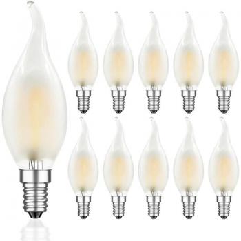 E14 Dimmbare Kerzen-Glühbirne 4 W – 2700 K Warmweiß