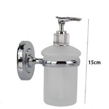 Dispensador de Jabón para Fijación en Baño 15cm Cleafe