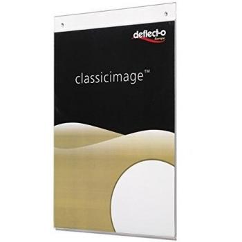 Deflecto Plakatträger A4 hoch transparent