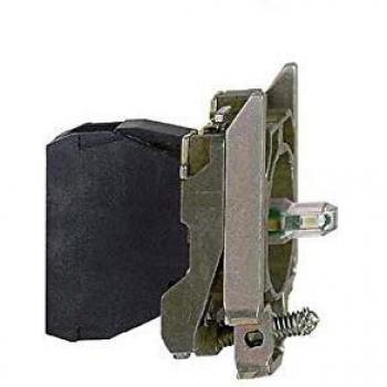 Schneider Electric Harmony ZB4BVB1 Lamp Holder for Indicator Light, White, with Mounting Flange, 24V DC/AC, Integral LED