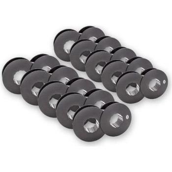 Ruban encreur noir vhbw 10x pour imprimante de reçus