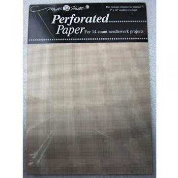 PP2 Bulk Buy: Mill Hill Perforated Paper Ecru 14 Count