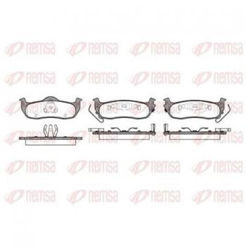 REMSA 1106.02 Pastilhas de freio