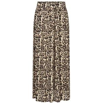 Jupe longue femme KAFFE Edita marron