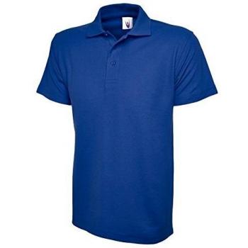 Olyp'Uni Polo Manche Courte – Col Tricoté – Taille S – Style Royal
