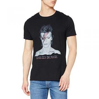 Tee-shirt Unisexe Bowie Aladdin Sane Noir XXL