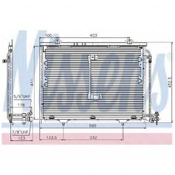 Condenseur de climatisation Nissens 94284