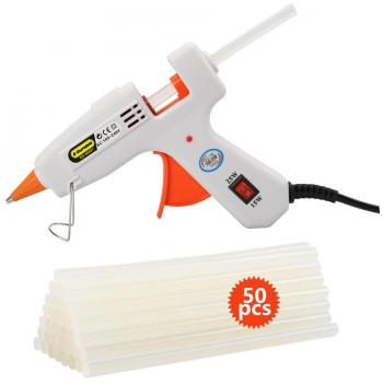 E·Durable Mini Pistola de Pegamento para Manualidades y Reparaciones Rápidas