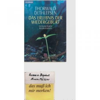 Thorwald Dethlefsen Das Erlebnis Der Wiedergeburt: Heilung Durch Reinkarnation