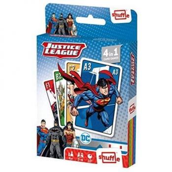 Juego de Cartas Shuffle Fun la Liga de la Justicia