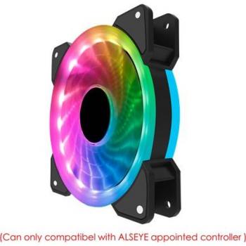 Ventilateur refroidissement 120mm PC Alseye RGB à vitesse variable