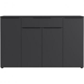 One-Drawer Graphite Sideboard by Germania