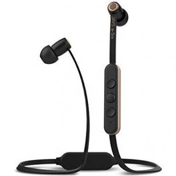 Jays a-Six Wireless – Écouteurs Intra-Auriculaires Sans Fil avec autonomie 12h Noir/Or