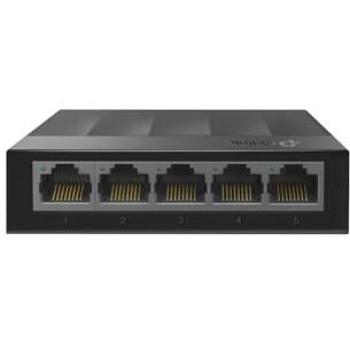 Switch di Rete TP‑Link LS1005G 5 Porti, Nero – Versione Standard