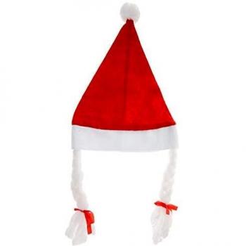 Cappello Natale Rosa, Taglia Unica, Smiffy's