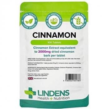 Suplemento de Canela 2000mg 100 Tabletas