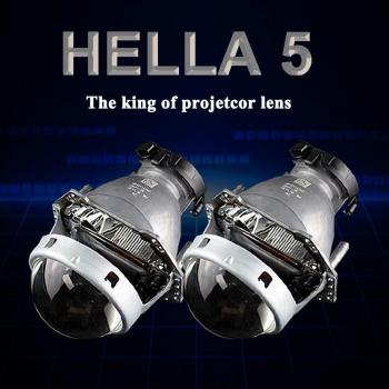 Hella VisionX 5 – Kit Phare 3.0 Xenon, Objectif Métallique (Compatible D1S à D4S)