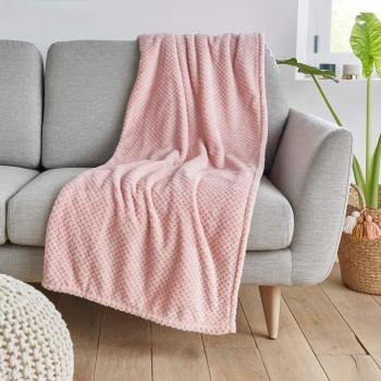 Plaid Puntos en microfibre