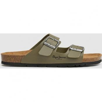 Pepe Jeans Women's Green Anatomic Classic Slides