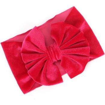 Accesorio de pelo de terciopelo con diadema para niños