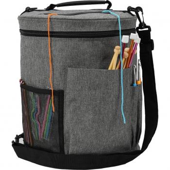 Bolsa de tejido y ganchillo
