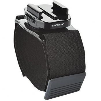 Mantona Supporto da Braccio a 360° per Action Cam GoPro e Sony