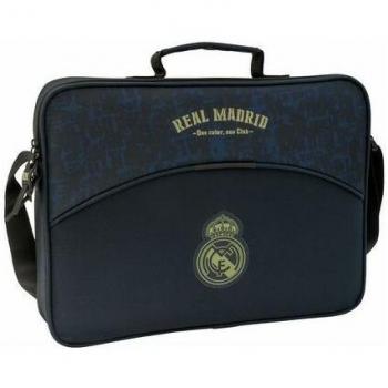 Cartera Escolar Real Madrid C.F. Azul marino (38 x 28 x 6 cm)