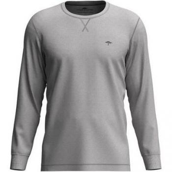 FYNCH-HATTON Casual Langarmshirt, Waffelstruktur