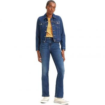 Levi's Women's 725 High Rise Bootcut Jeans, Blue Wave Dark, Size 27