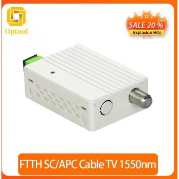 Receptor óptico SC/APC 1550nm para cable de TV FTTH