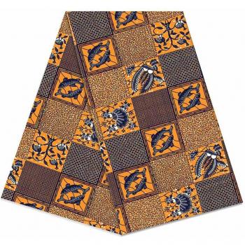 DIY-Stoff in afrikanischem Ankara-Design, 100% Baumwolle