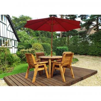 Four Seater Round Table Set
