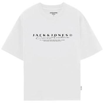 JCOPOINT Crew Neck Tee – Jack & Jones Herrenmodel – Größe XL – Hellweiß – 100 % Baumwolle
