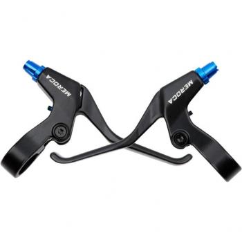 MEROCA 2‑Set Aluminum Alloy Bicycle Brake Handles – Mountain/Road, Folding, Line Pull,