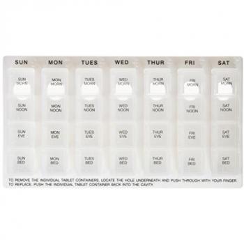 7-Day Compartment Pill Organizer with Case