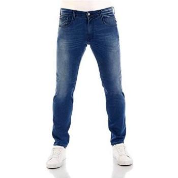 Replay Anbass Denim Slim, 29W / 32L, Color Azul