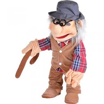 037-W500 Großvater Handpuppe 65 cm