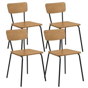 Lot de 4 chaises Oviala