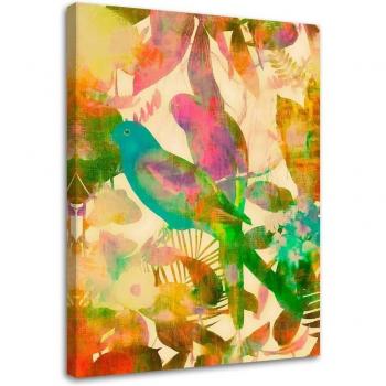 Tropical Birds Canvas – 40x60cm, Multi-Color – Series 2
