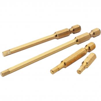 Hexed Titanium Nitride Coated Drill Bits 25 mm