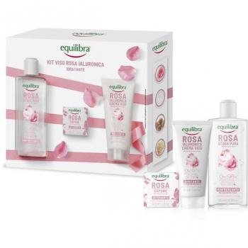 Kit Viso Rosa Ialuronica Idratante Equilibra® Cofanetto