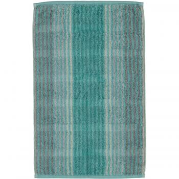 Cawö Handtuch Noblesse Cashmere Streifen 1056 Mint