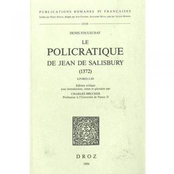Le Policratique de Jean de Salisbury