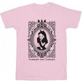 Disney Mädchen Bobble Alice im Wunderland T-Shirt (Baumwolle, Rahmen)