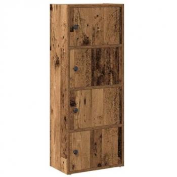 Arredo Libro Legno Rústico 40x24x102 cm