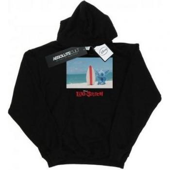 Männer‑Surf‑Style: Lilo & Stitch Hoodie (weiß) – M