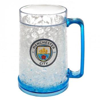 Taza de Congelación Oficial Manchester City FC Azul Talla Única
